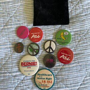 Assortment of Buttons (Activism themed)